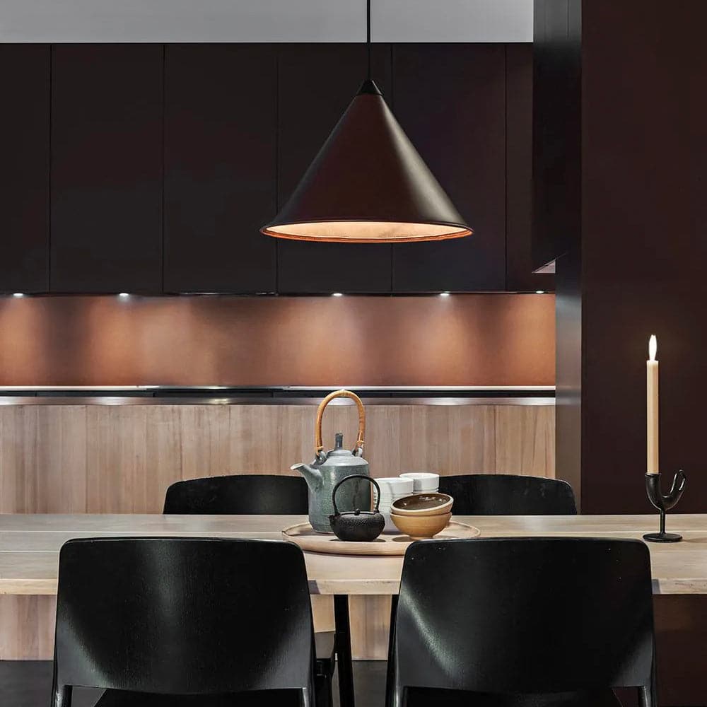 Hängeleuchte NAMIBIA - Leder