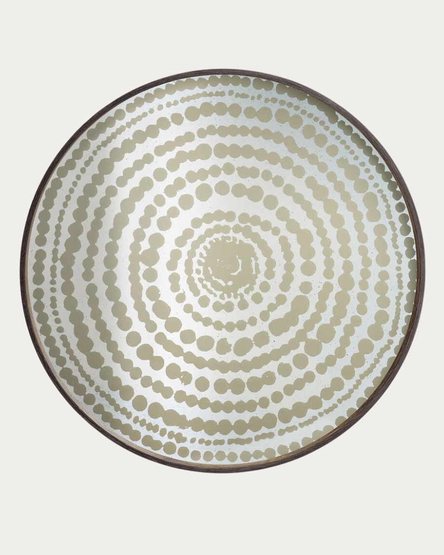 Tablett TRIBAL QUEST Gold Beads - Ø61