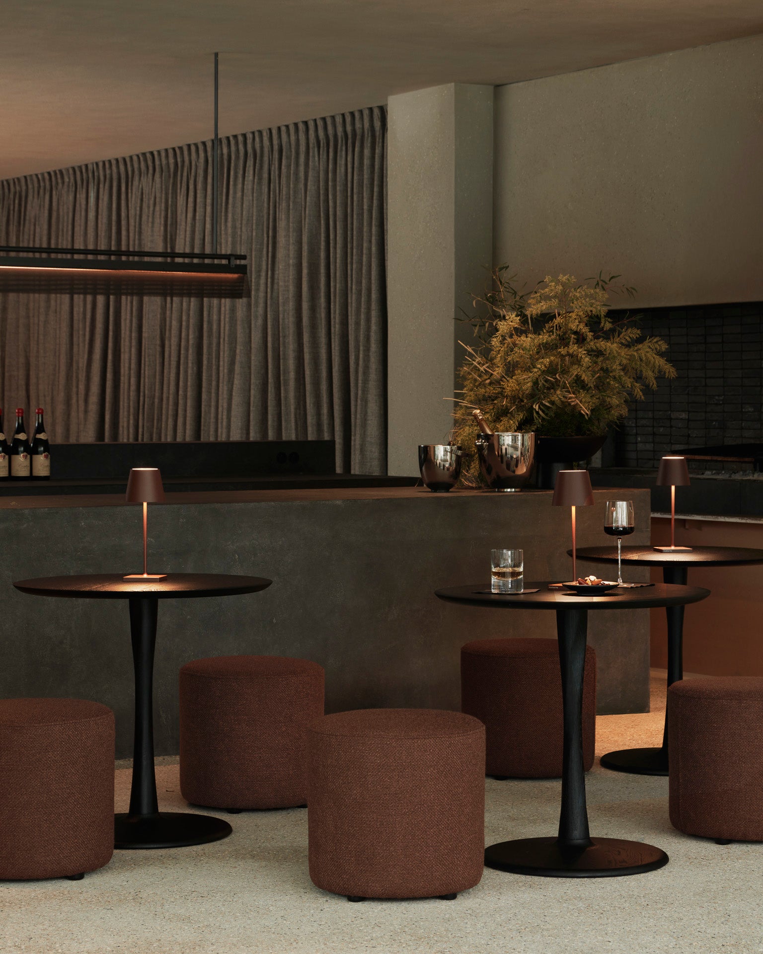 Sitzhocker BARROW - Hoch