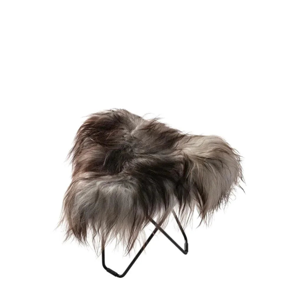 Schaffellhocker ICELAND FLYING GOOSE _ Cuero _SKU