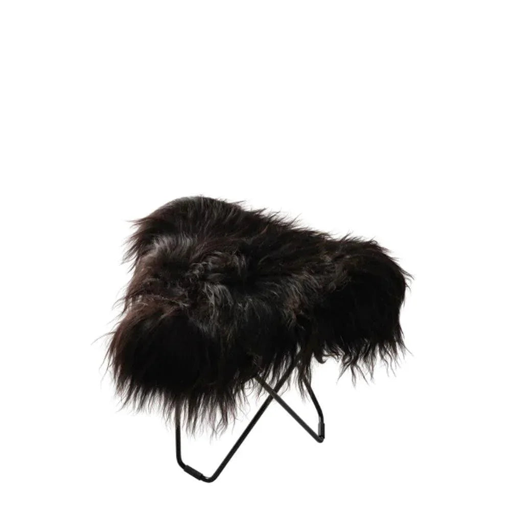 Schaffellhocker ICELAND FLYING GOOSE _ Cuero _SKU