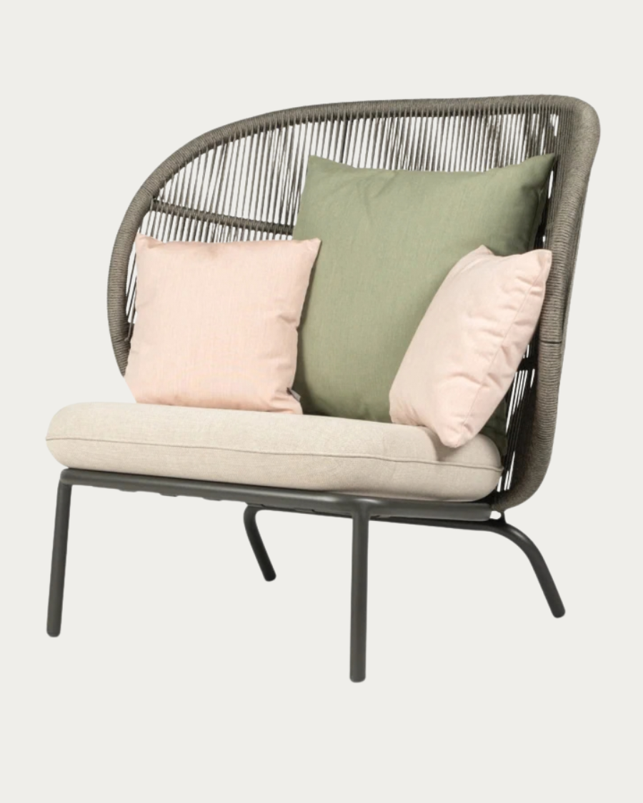 Gartensessel KODO Cocoon - Almond Kissen Set