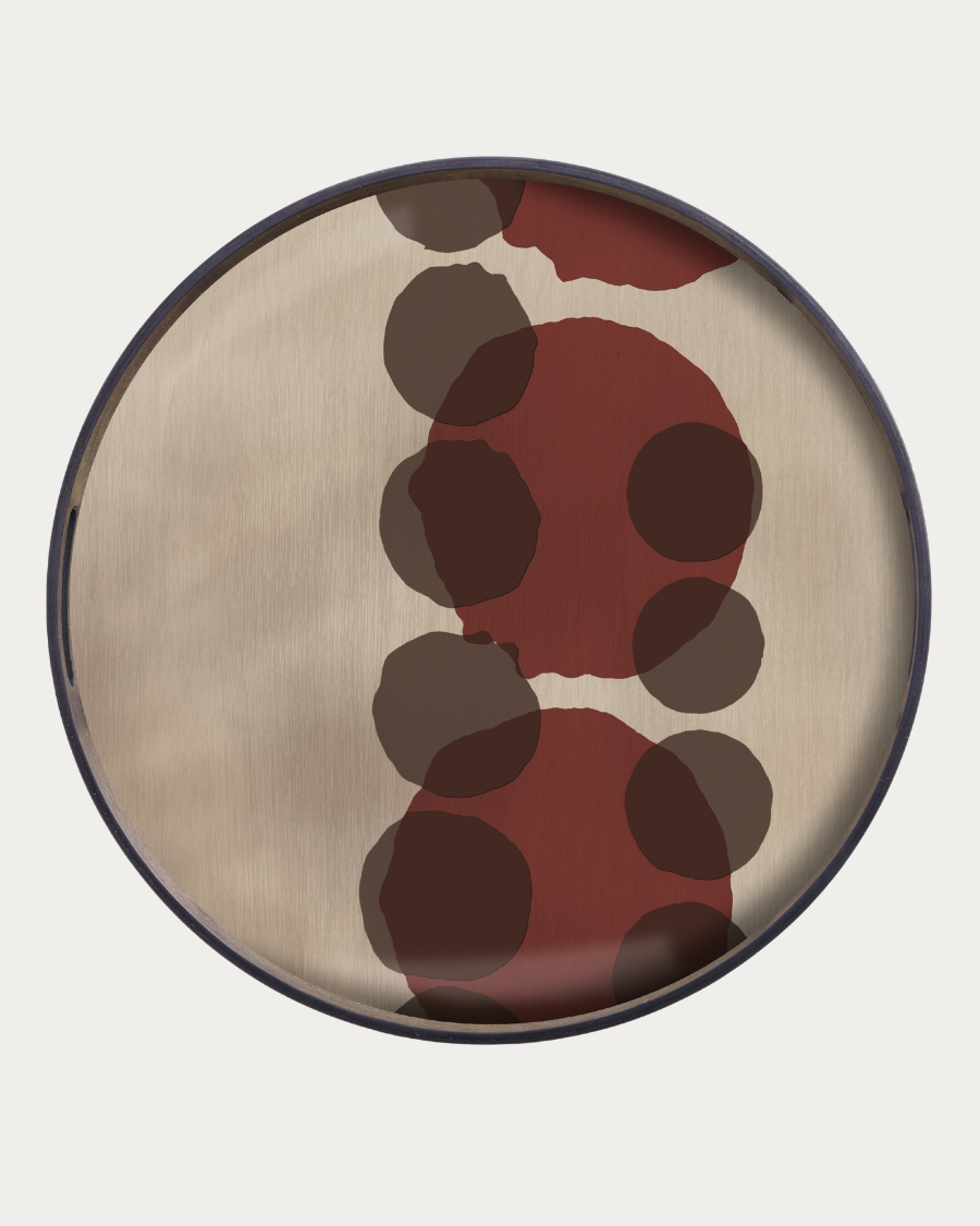 Tablett TRANSLUCENT SILHOUETTES PINOT Layered Dots - Ø48