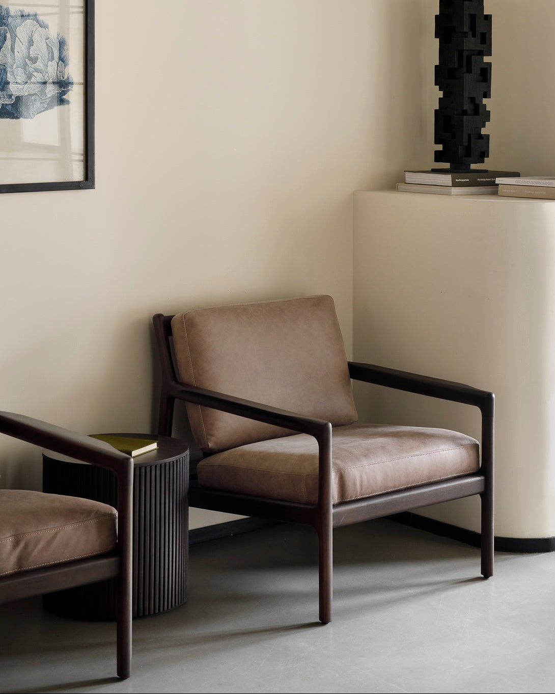 Sessel JACK Mahagoni