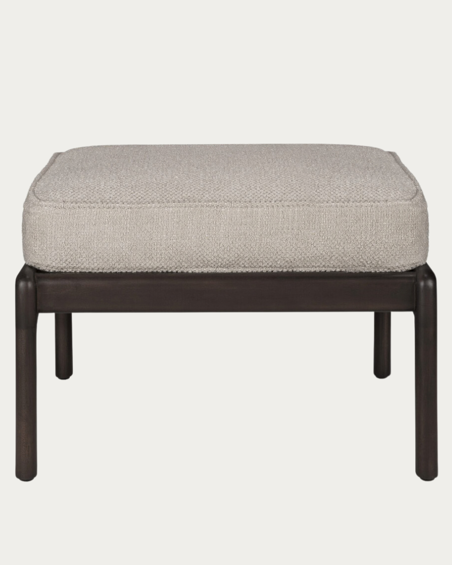 Hocker JACK Mahagoni mit Kissen