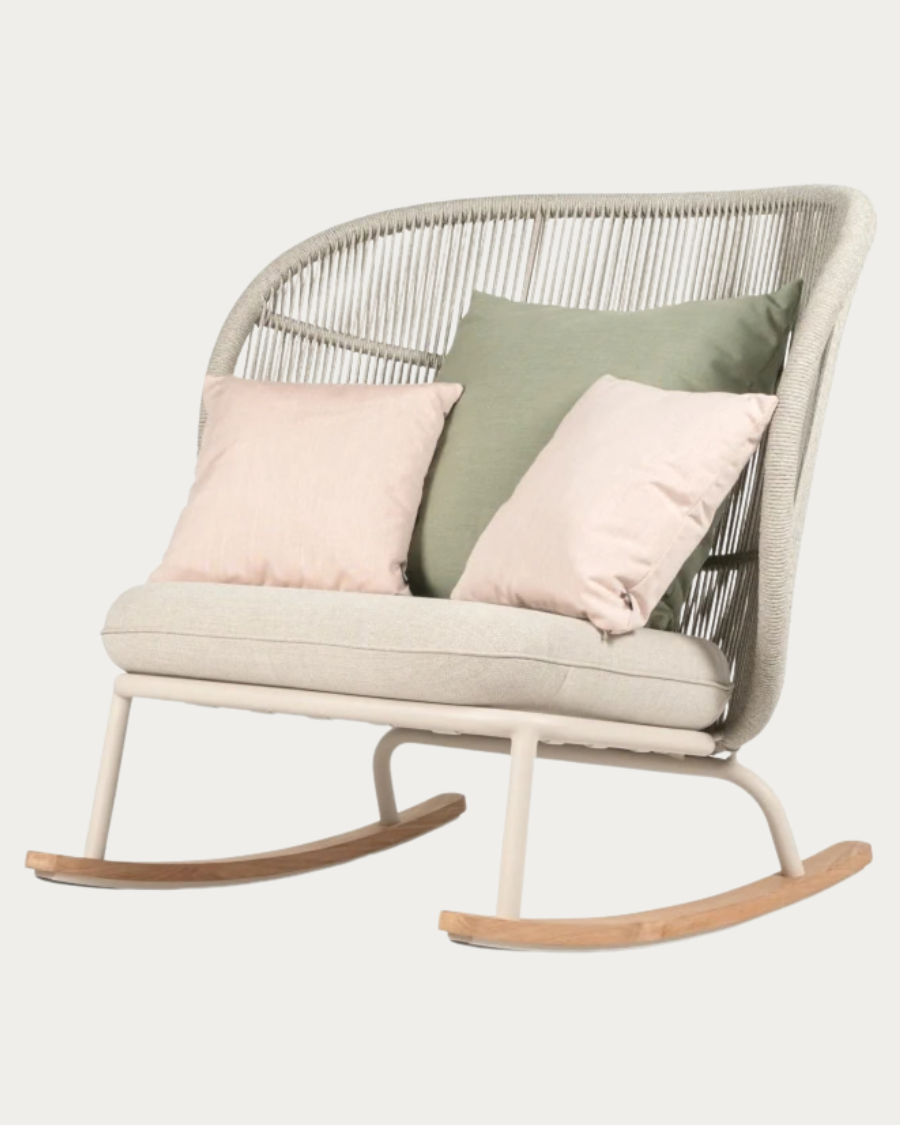 Schaukelstuhl KODO - Almond Kissen Set
