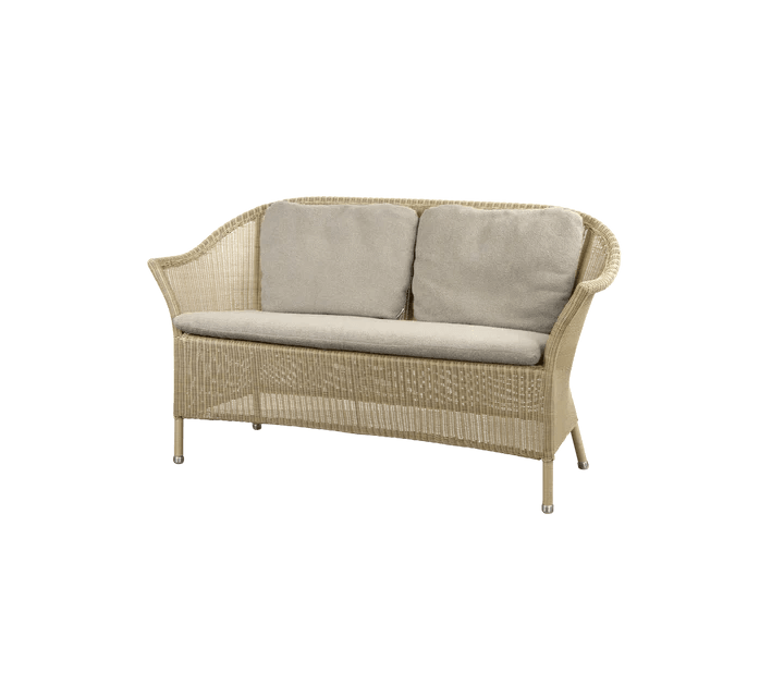 Gartensofa LANSING Natural 2 Sitzer