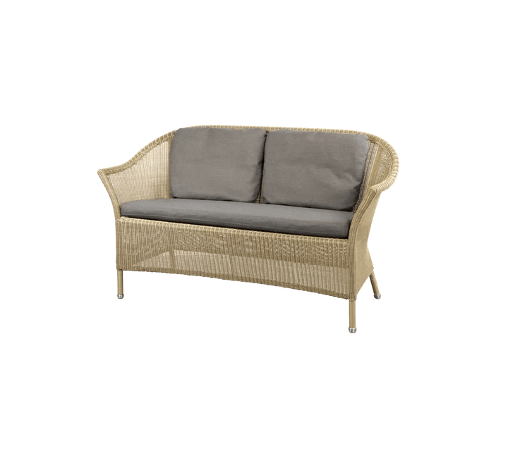 Gartensofa LANSING Natural 2 Sitzer