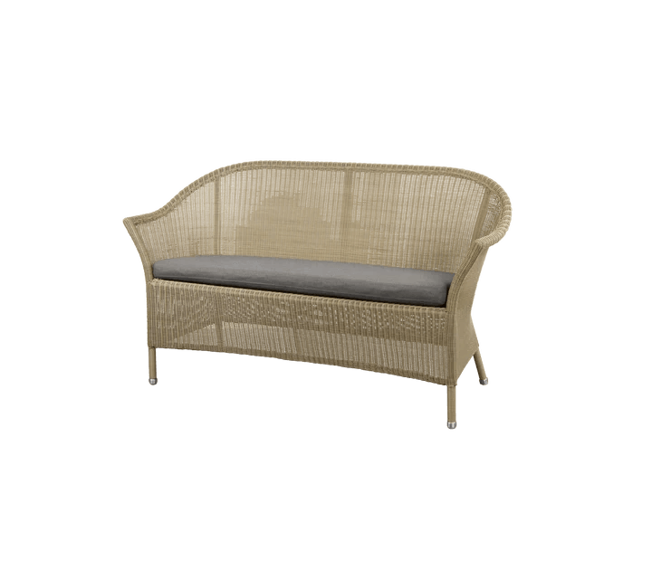 Gartensofa LANSING Natural 2 Sitzer