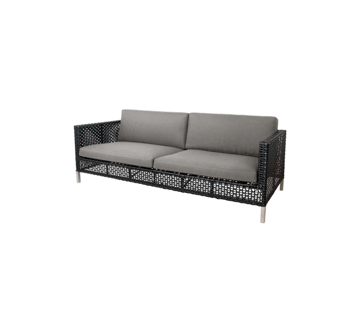 Gartensofa CONNECT Anthrazit 3 Sitzer