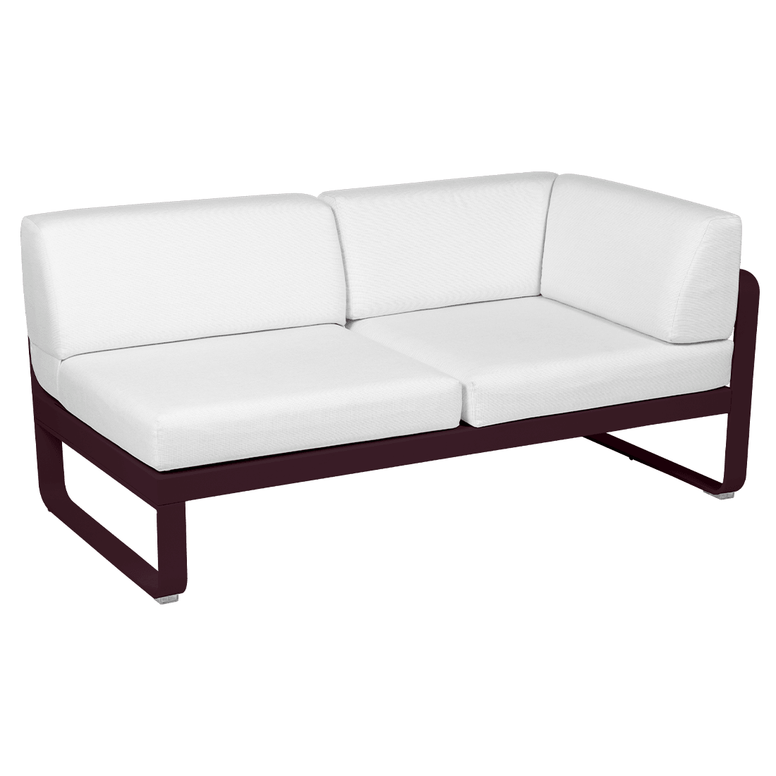 2-Sitzer Eckelement BELLEVIE mit Seitenkissen - Rechts | Fermob | Homestorys