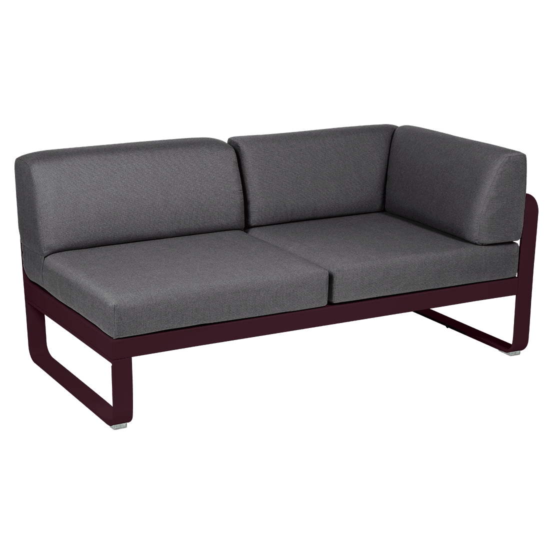 2-Sitzer Eckelement BELLEVIE mit Seitenkissen - Rechts | Fermob | Homestorys