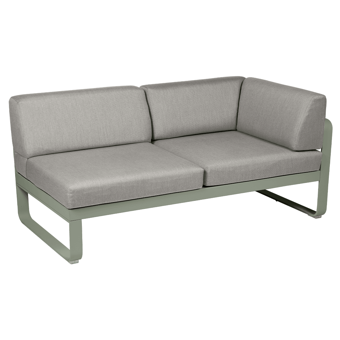2-Sitzer Eckelement BELLEVIE mit Seitenkissen - Rechts | Fermob | Homestorys