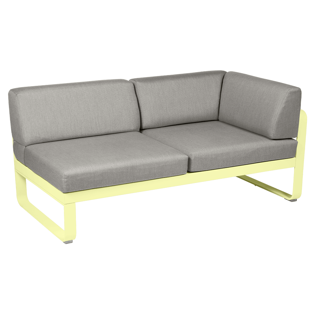 2-Sitzer Eckelement BELLEVIE mit Seitenkissen - Rechts | Fermob | Homestorys