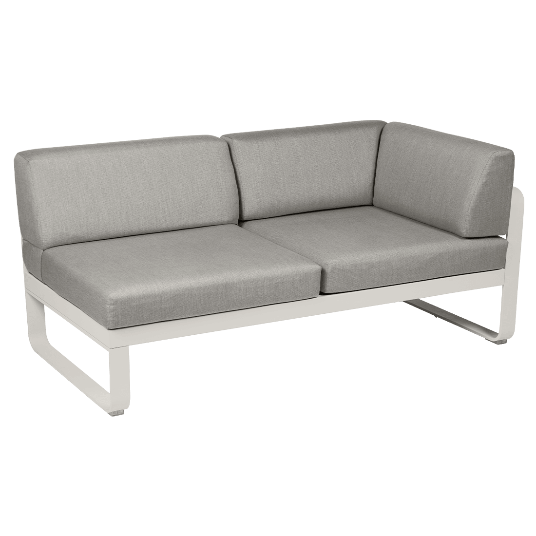 2-Sitzer Eckelement BELLEVIE mit Seitenkissen - Rechts | Fermob | Homestorys