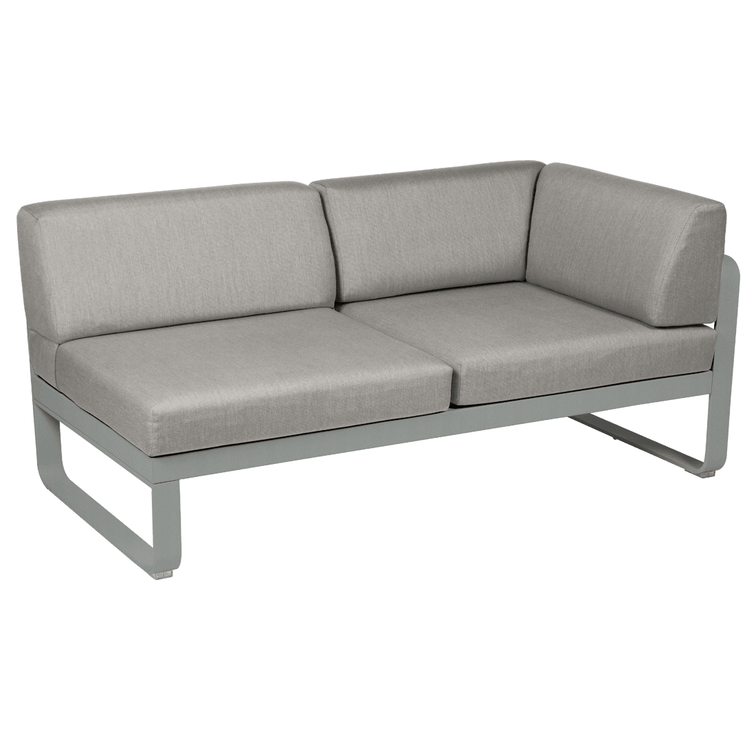 2-Sitzer Eckelement BELLEVIE mit Seitenkissen - Rechts | Fermob | Homestorys