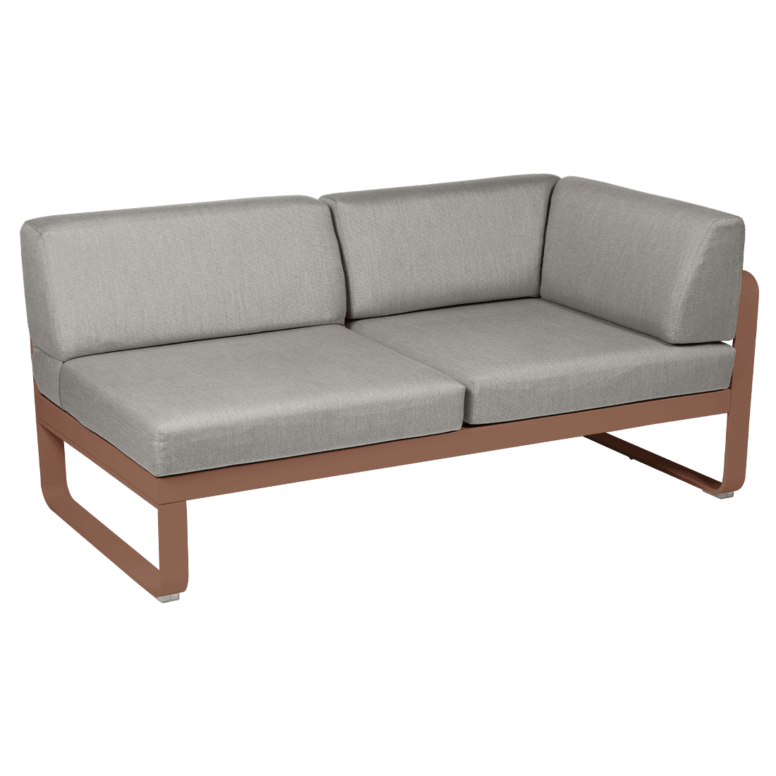 2-Sitzer Eckelement BELLEVIE mit Seitenkissen - Rechts | Fermob | Homestorys