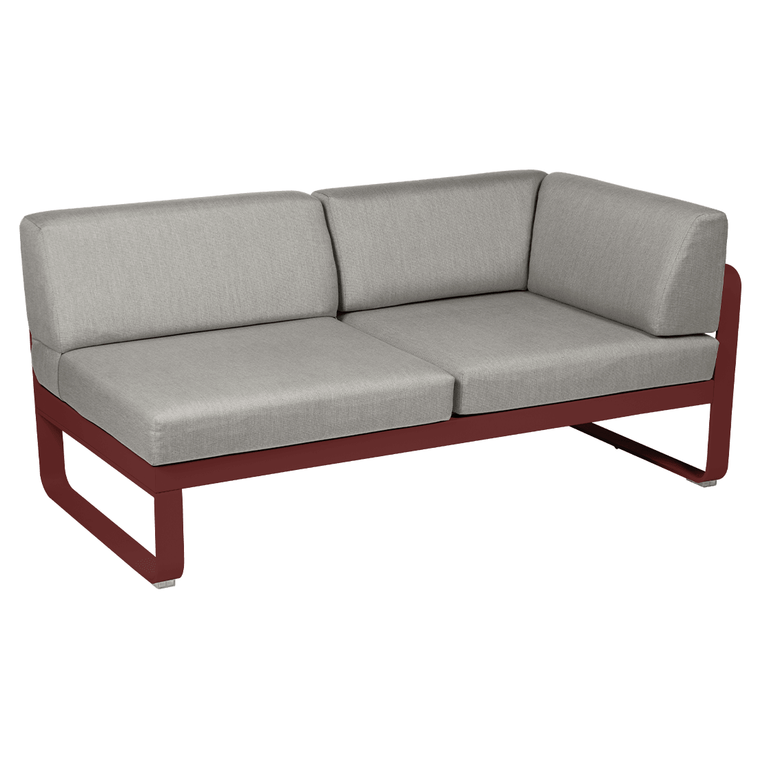 2-Sitzer Eckelement BELLEVIE mit Seitenkissen - Rechts | Fermob | Homestorys