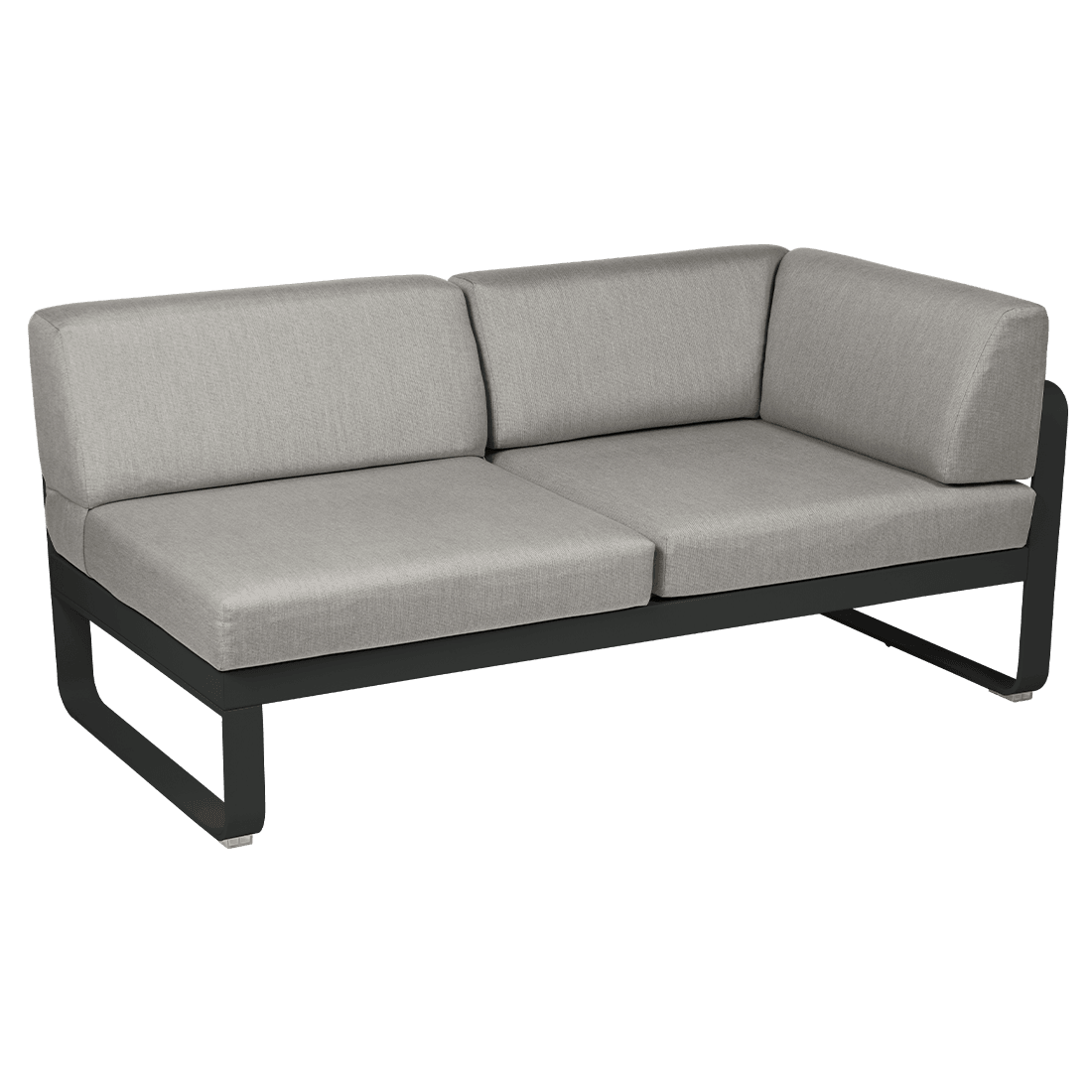 2-Sitzer Eckelement BELLEVIE mit Seitenkissen - Rechts | Fermob | Homestorys