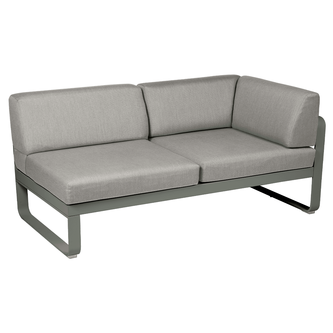 2-Sitzer Eckelement BELLEVIE mit Seitenkissen - Rechts | Fermob | Homestorys