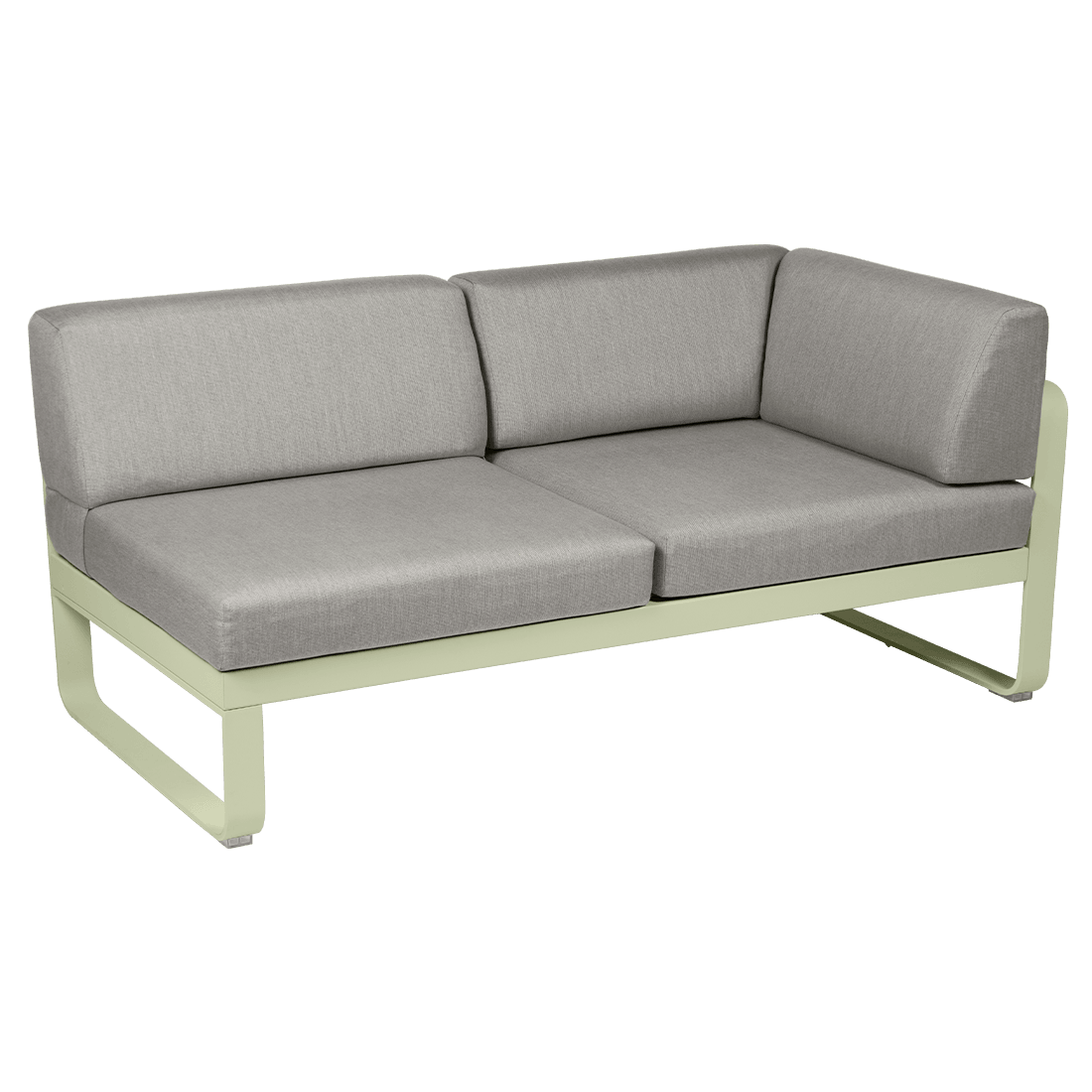 2-Sitzer Eckelement BELLEVIE mit Seitenkissen - Rechts | Fermob | Homestorys