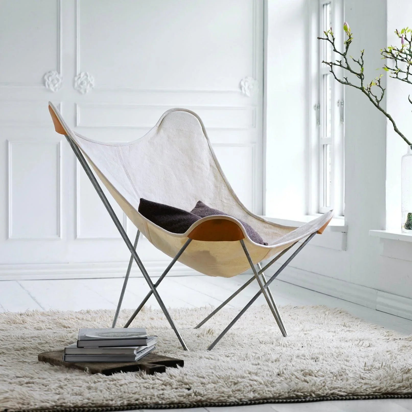 Butterfly Chair CANVAS MARIPOSA _ Cuero _SKU