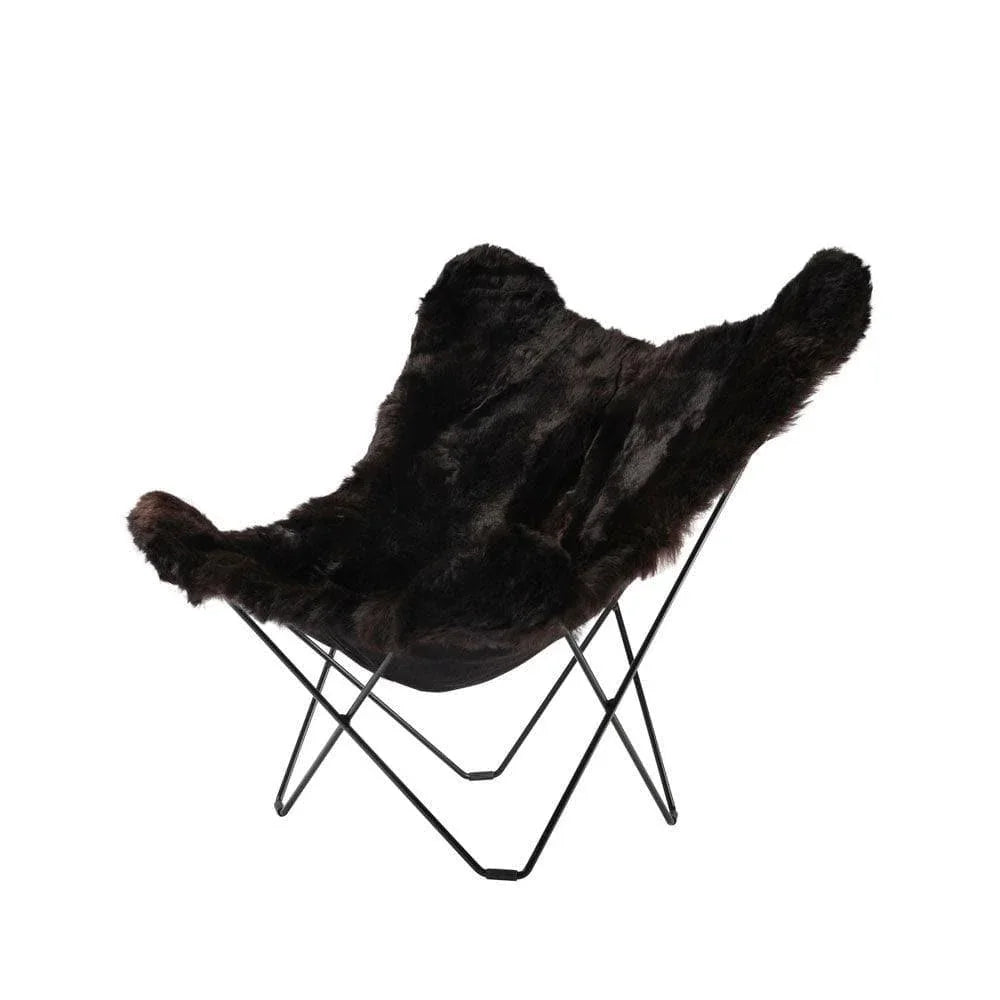 Butterfly Chair ICELAND MARIPOSA - Schaffell _ Cuero _SKU