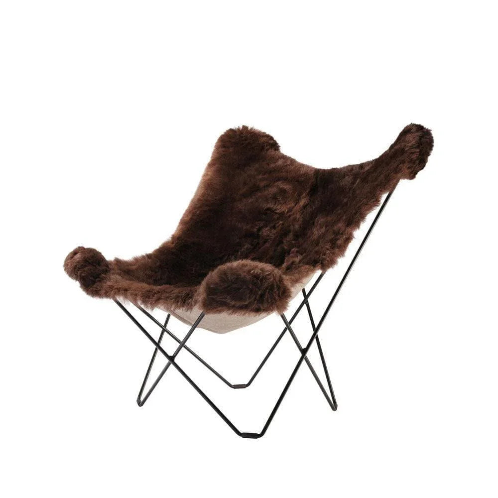 Butterfly Chair ICELAND MARIPOSA - Schaffell _ Cuero _SKU