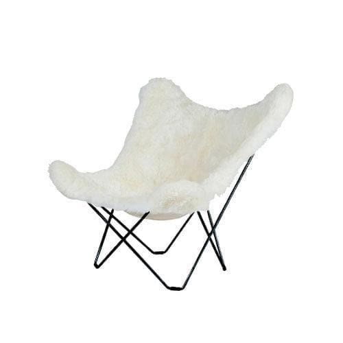 Butterfly Chair ICELAND MARIPOSA - Schaffell _ Cuero _SKU