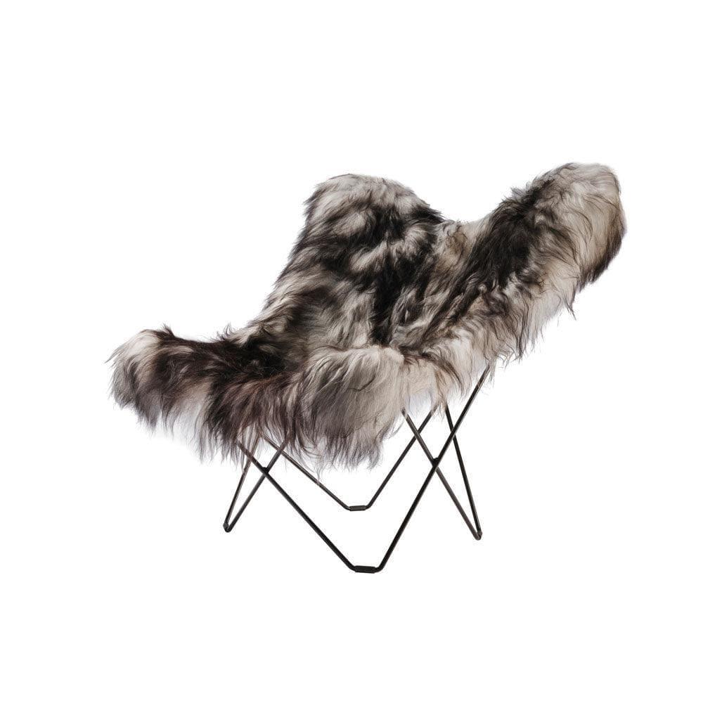 Butterfly Chair ICELAND MARIPOSA - Schaffell _ Cuero _SKU