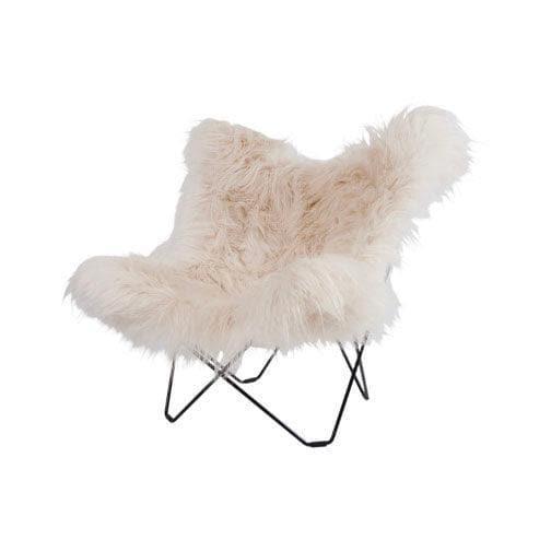 Butterfly Chair ICELAND MARIPOSA - Schaffell _ Cuero _SKU
