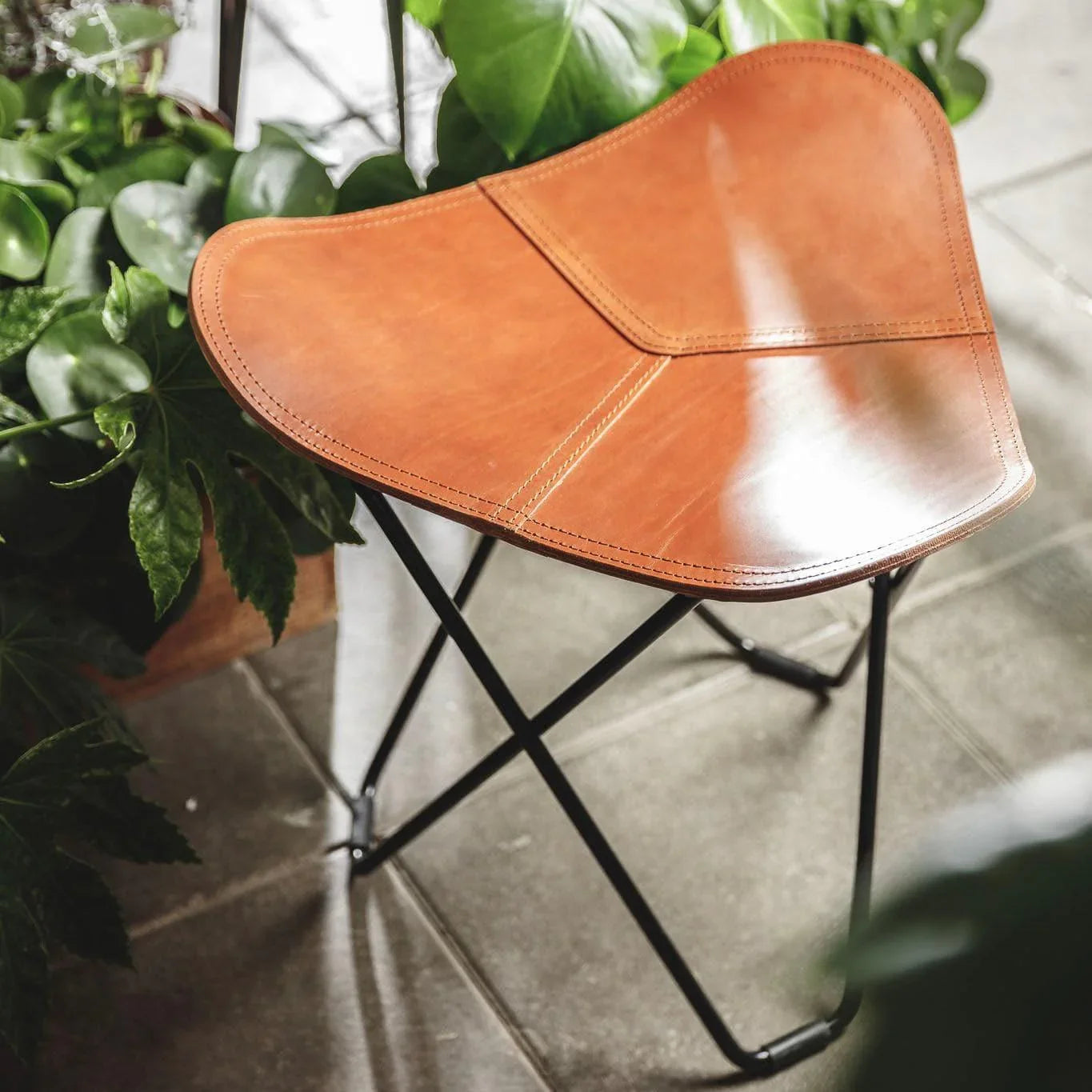 Hocker PAMPA FLYING GOOSE - Leder _ Cuero _SKU