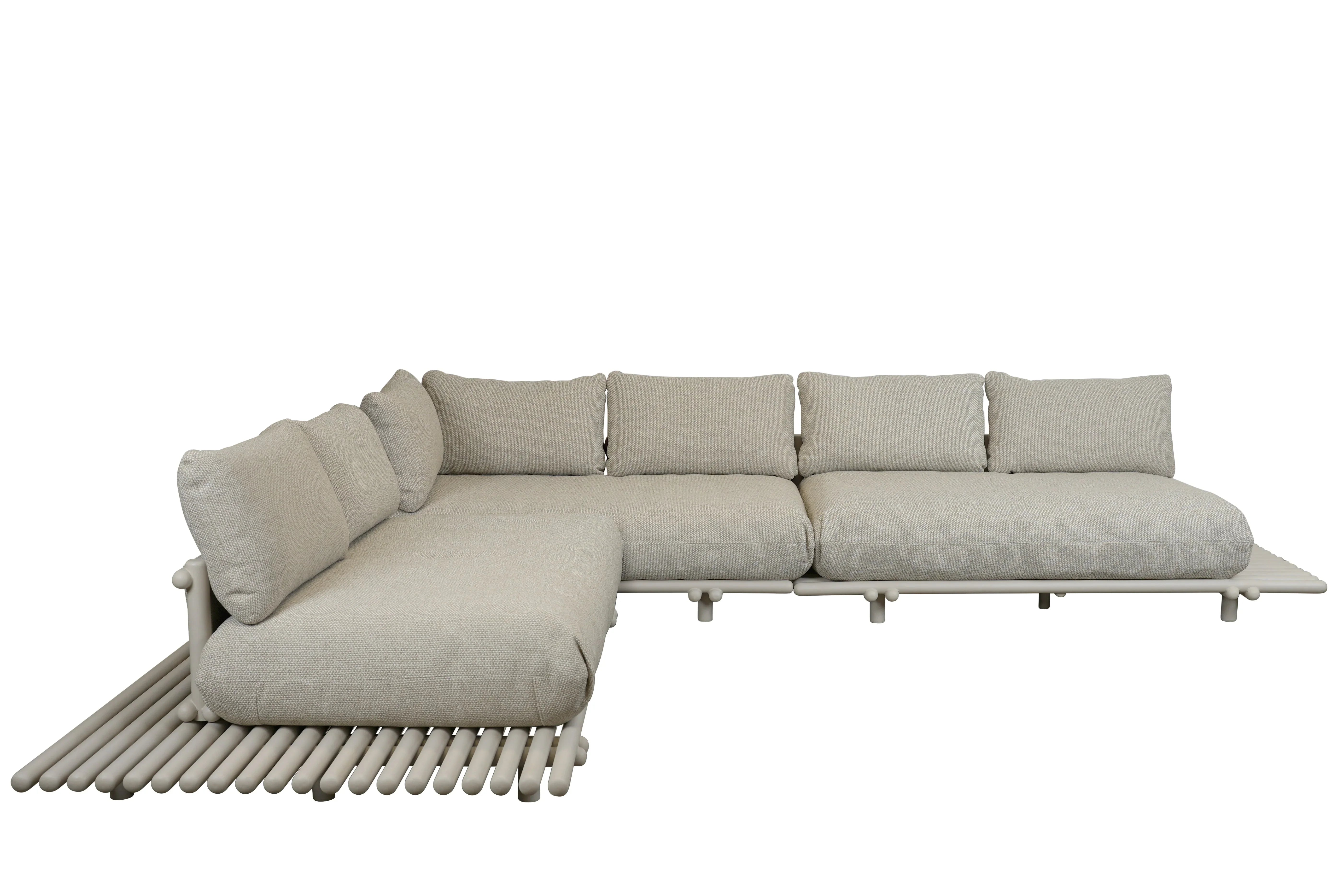 Gartensofa STICKS mit Plattform L