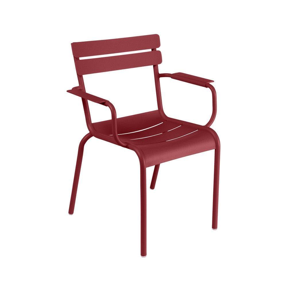 Armlehnstuhl LUXEMBOURG Bridge-Fermob-Chili- | Homestorys