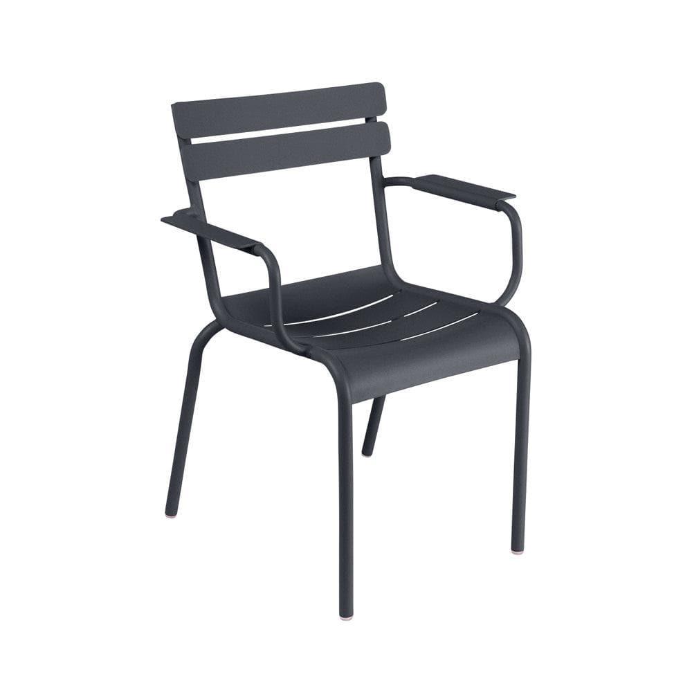Armlehnstuhl LUXEMBOURG Bridge-Fermob-Anthrazit- | Homestorys