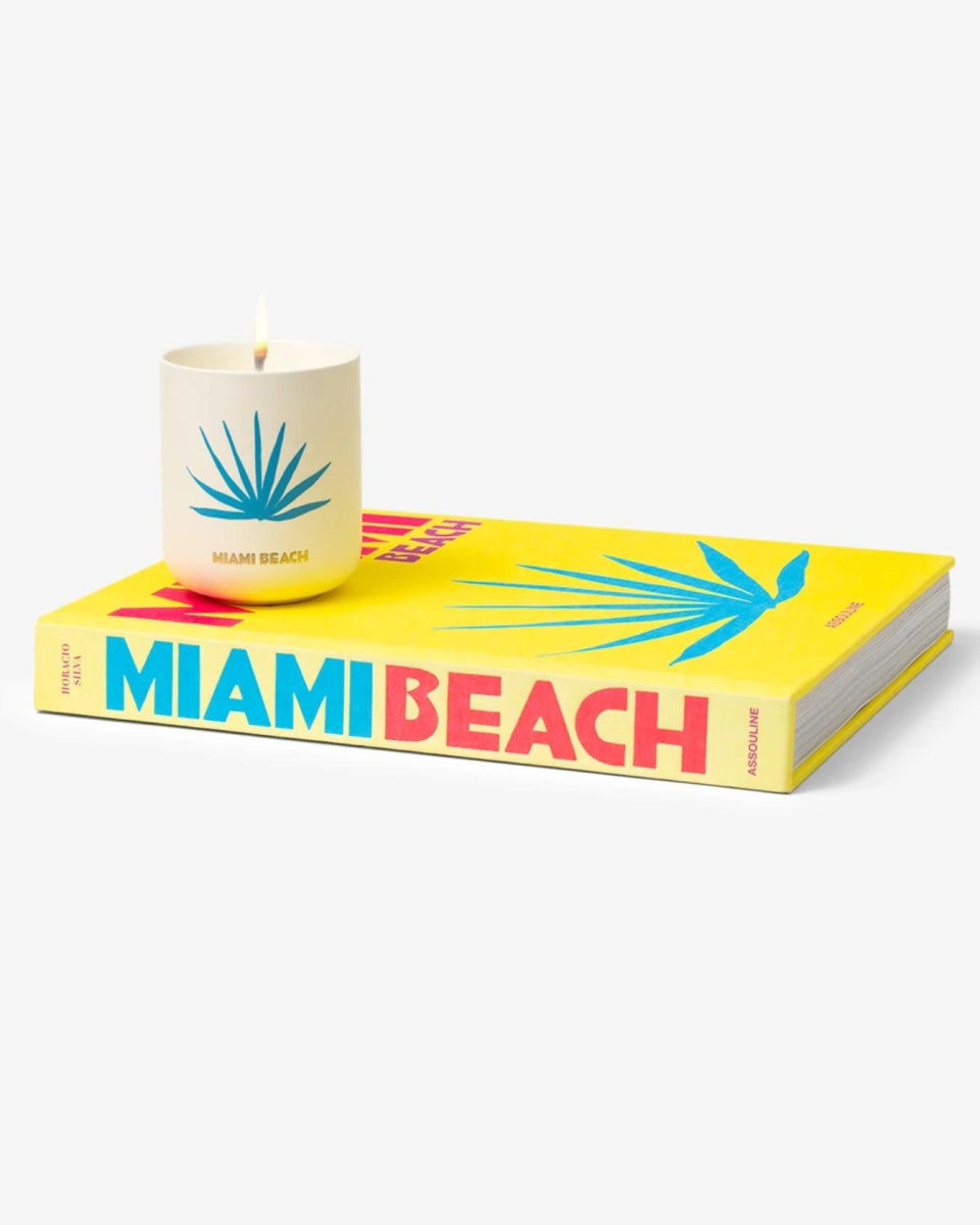 Assouline - Buch Kerze TRAVEL FROM HOME Miami Beach Geschenkset - | Homestorys