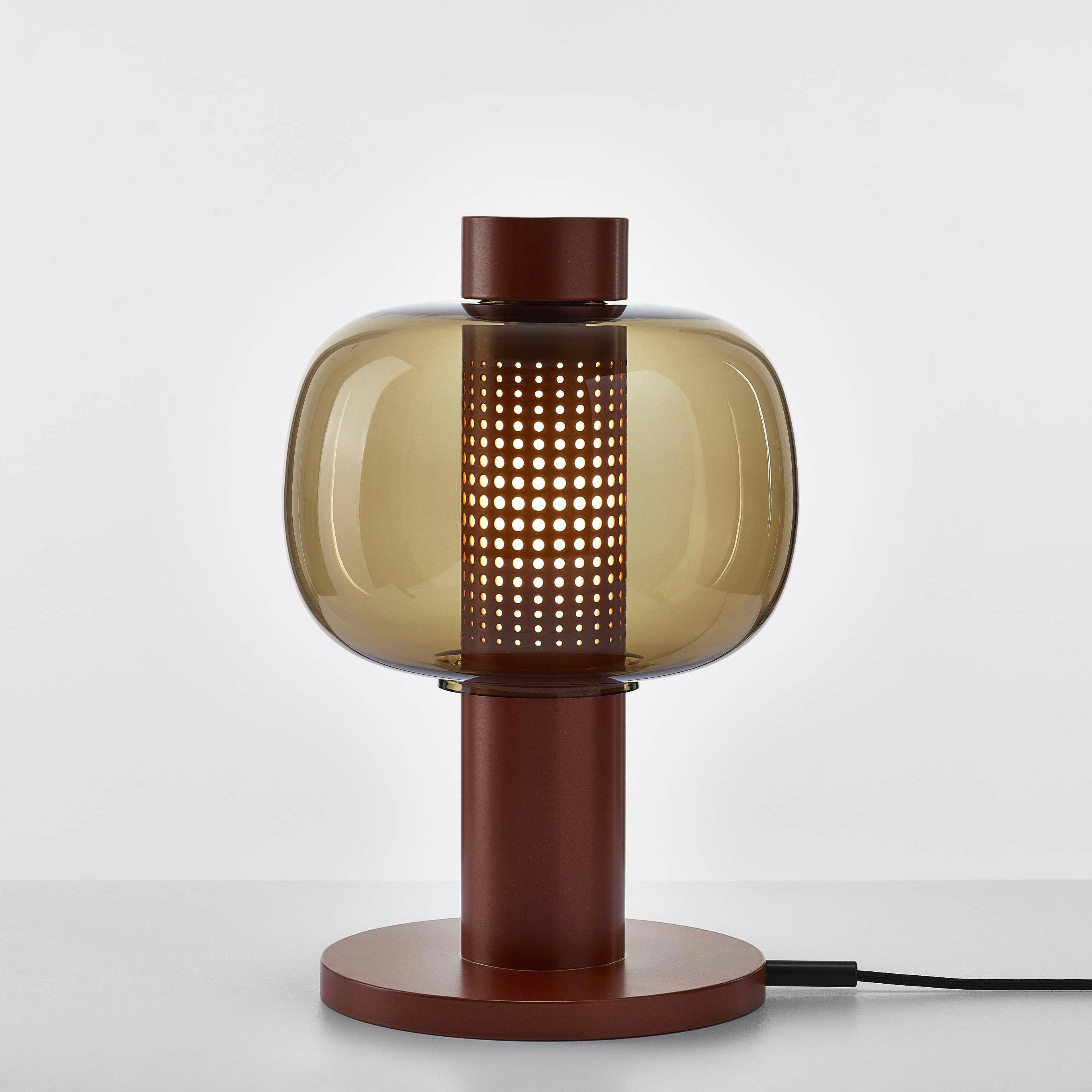 Designlampe BONBORI von Brokis in Kupfer, Größe M – moderne Leuchte mit feiner Lichtwirkung und hochwertiger Metallveredelung
