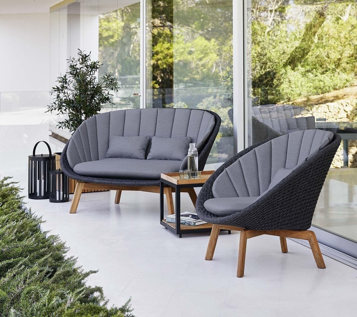 Cane - line - Loungesessel PEACOCK - 5458FUT-5458YS97 | Homestorys