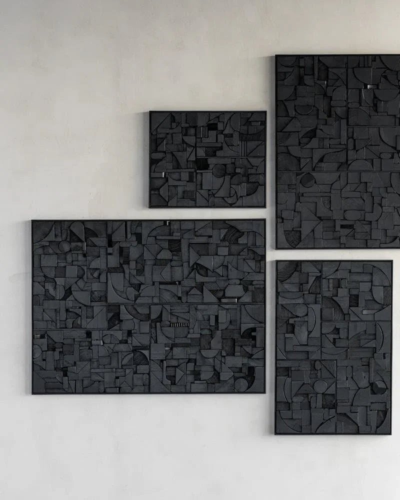 Ethnicraft - Wandkunst BRICKS rechteckig - 29991 | Homestorys