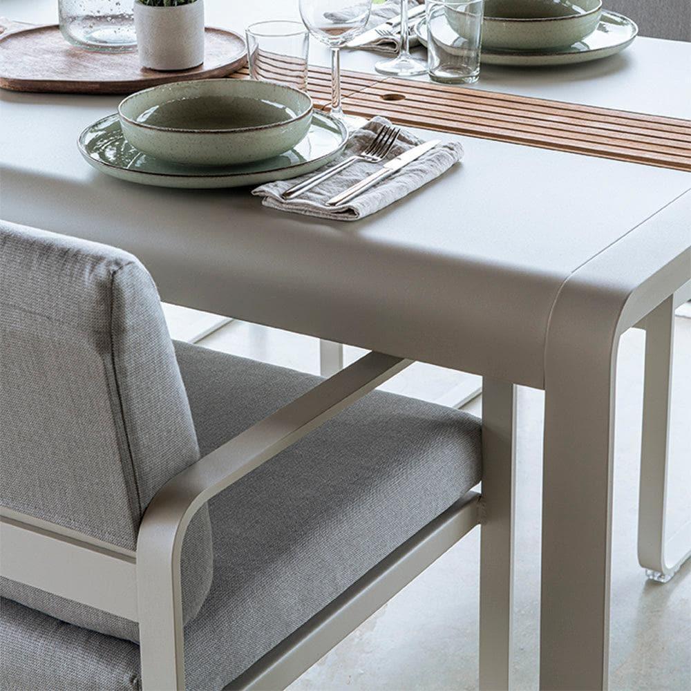 Gartentisch BELLEVIE mit Aufbewahrung - 196x90 | Fermob | Homestorys