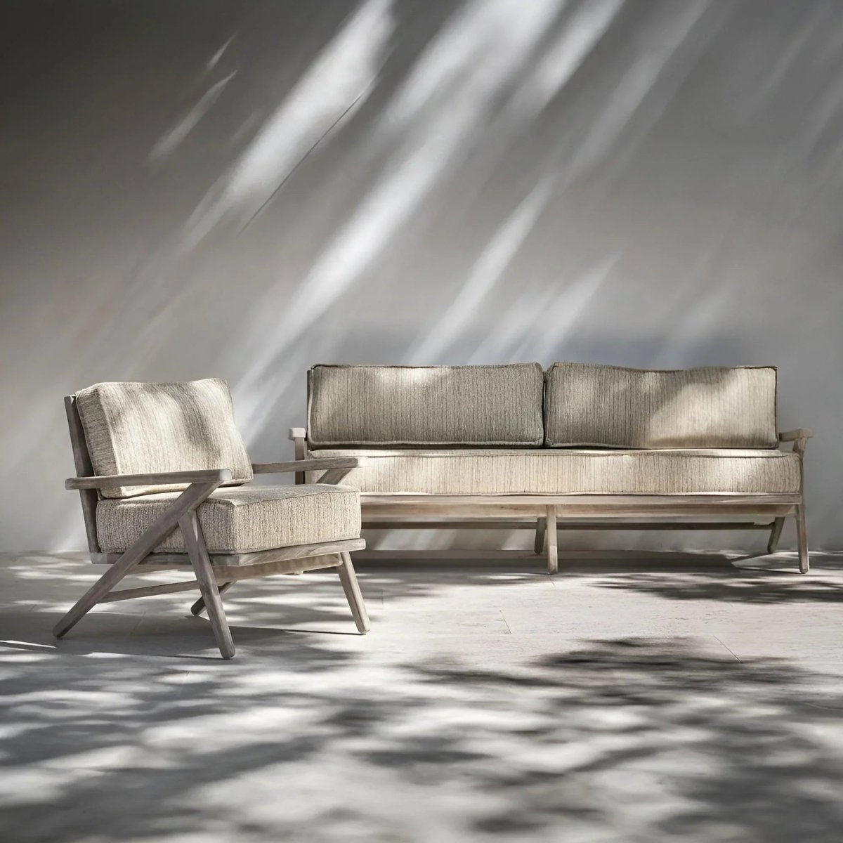 Gommaire - Sofa ALABAMA - G558-NAT-KNELOUT-LUX19 | Homestorys