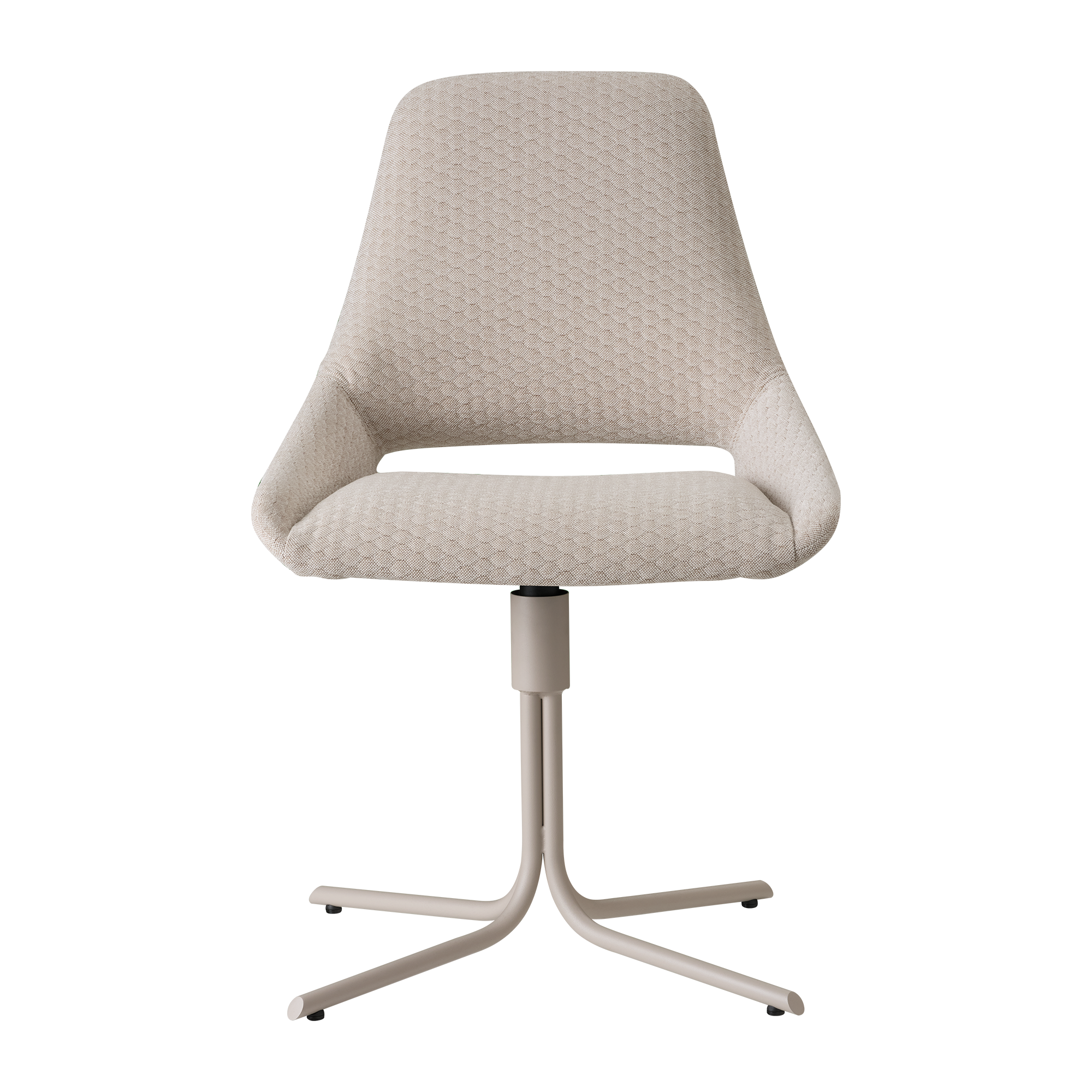 Mobitec Stuhl LOLA C3510 – Frontansicht mit klarem Linienverlauf und elegant gepolsterter Sitzfläche