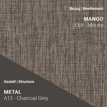 LOLA C3510 mit Mango Mouse und A12 Metal Charcoal Grey – stilvolle Abstufung grauer Töne