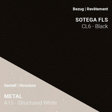 Mobitec LOLA C3510 in Sotega FLS CL6 Black mit A15 Structured White – Schwarz und Weiß im klaren Kontrast