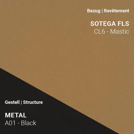 Mobitec LOLA C4110 mit Sotega FLS CL6 Mastic und A01 Metal Black – dezente Farbe trifft dunkles Gestell