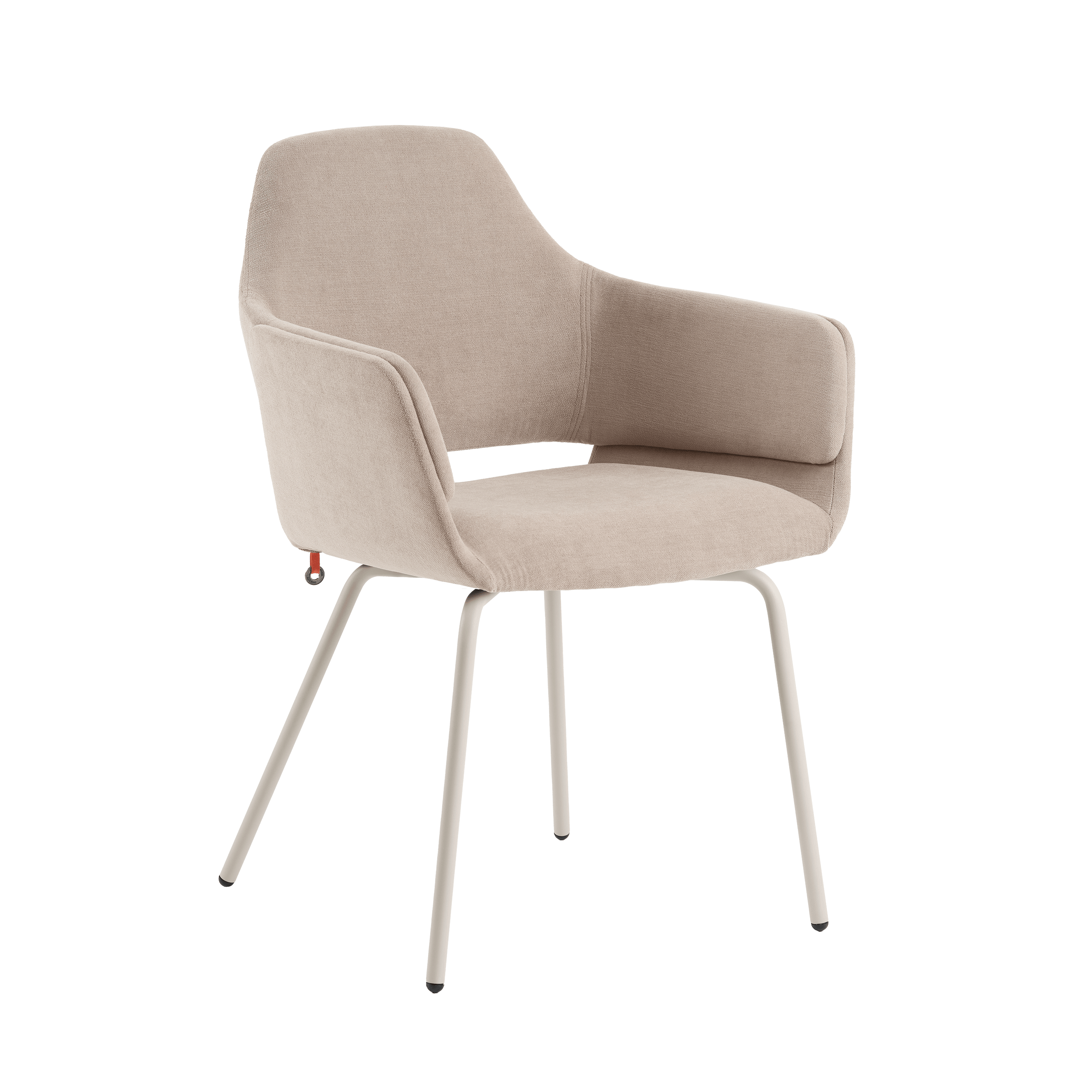 Mobitec LOTUS C0412 – schräg von vorne fotografiert, zeigt die elegante Linienführung der Armlehnen