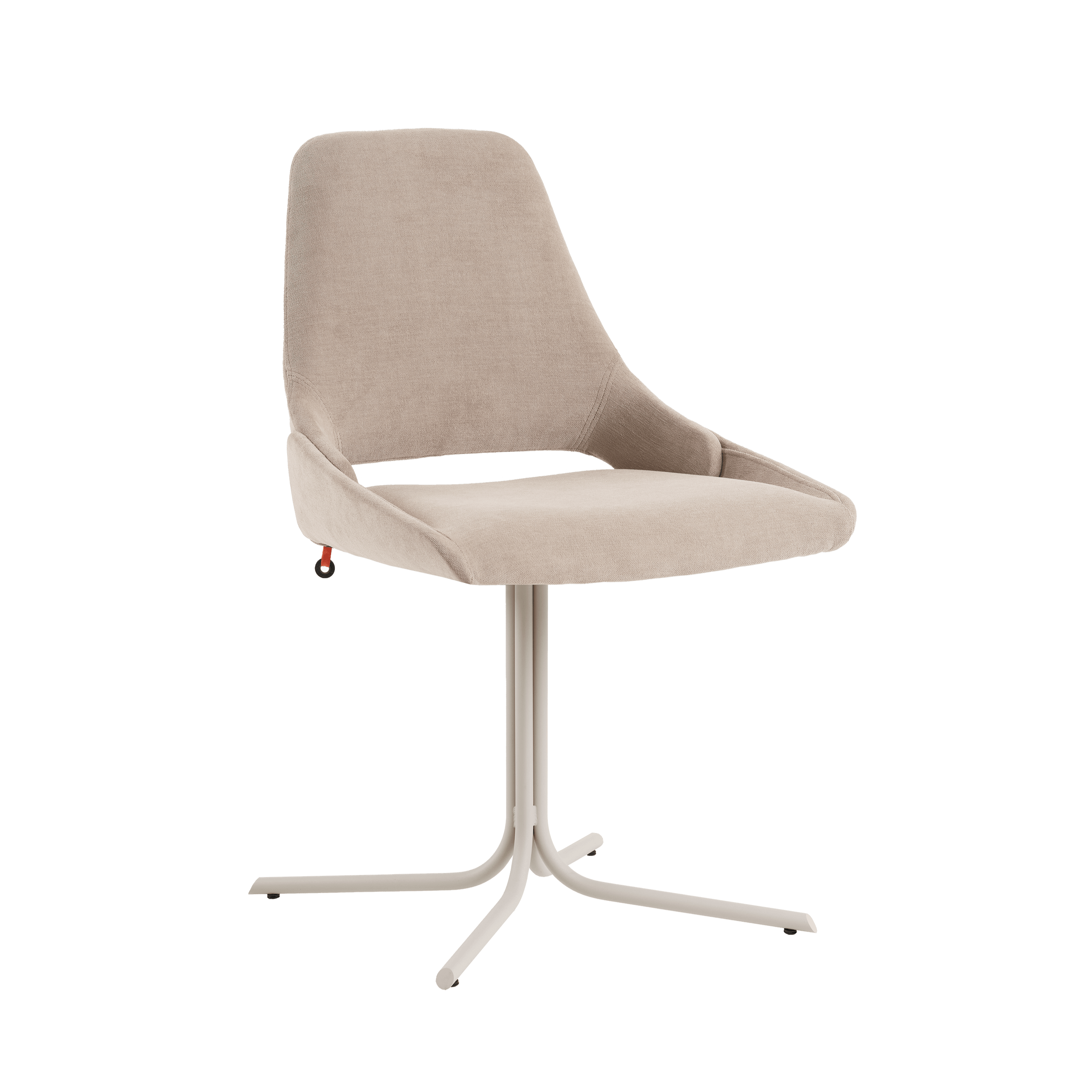 Mobitec LOTUS C0510 – puristischer, gepolsterter Stuhl mit filigranem Metallgestell und schlanker Formgebung