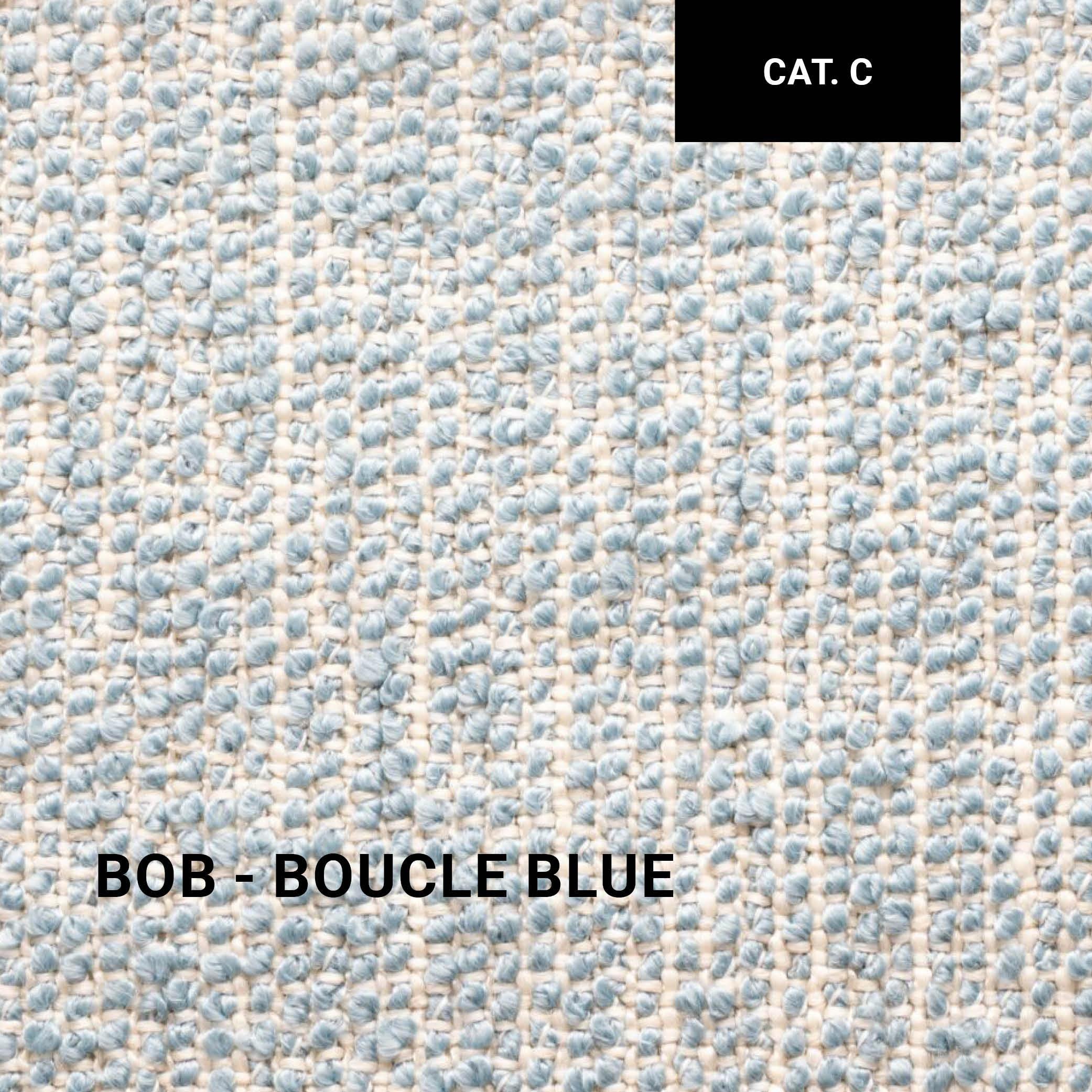 Royal Botania ORGANIX 04 in Bouclé Blue – strukturierter Stoff in kräftigem Blau für elegante Outdoor-Bereiche