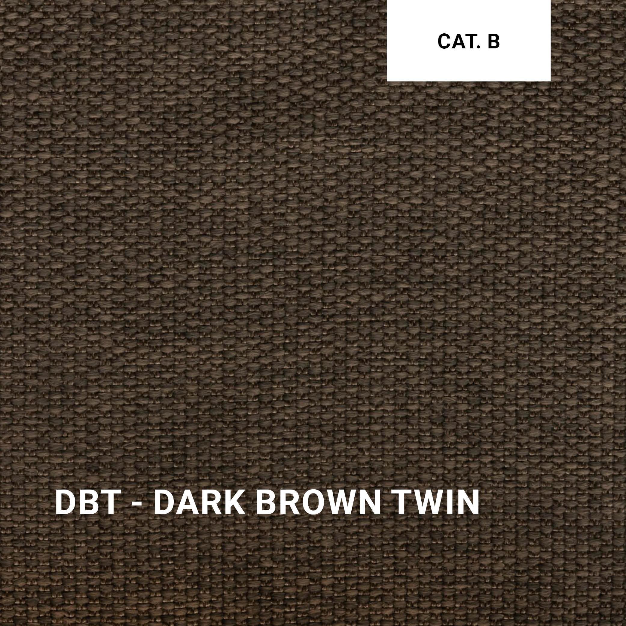 Loungeset ORGANIX 05 in Dark Brown Twin – tiefer Braunton mit feiner Struktur für elegante Outdoor-Kompositionen