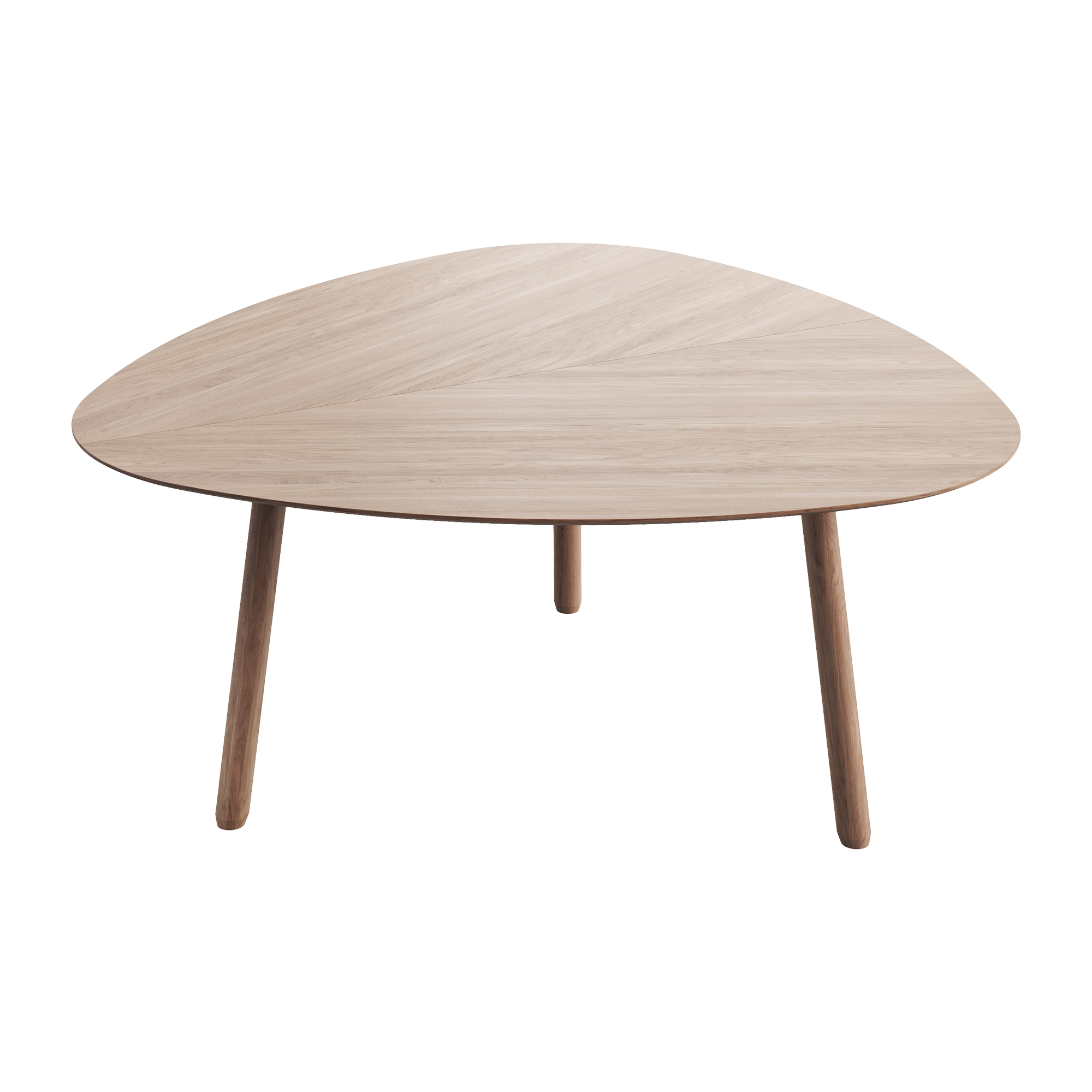 Seitenansicht des Esstisches MADS T0100 von Mobitec – modernes Massivholzdesign mit geraden Linien